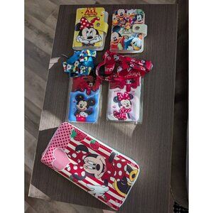 Minnie & Mickey Accessory Bundle – Wallet, Badge Holders, Lanyards & Card Wallet